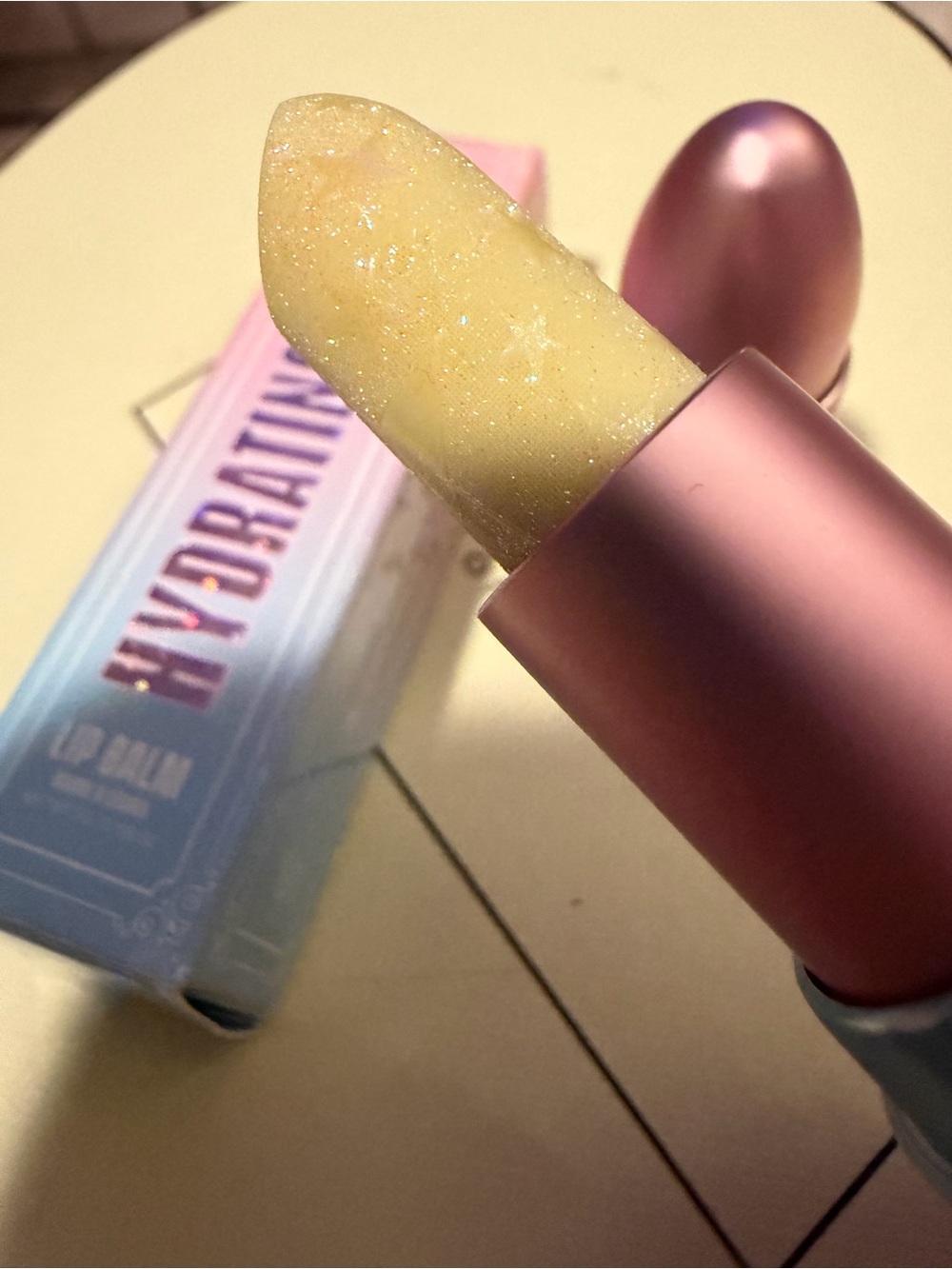 Jeffree Star Hydrating Glitz~ yum yum yellow Lip Balm